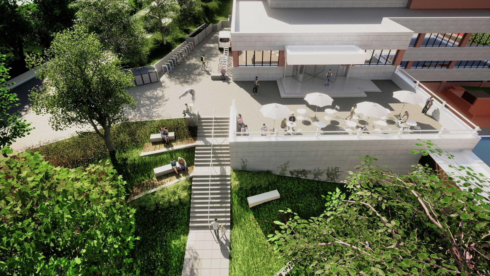 Lázně Zlín – veřejný prostor